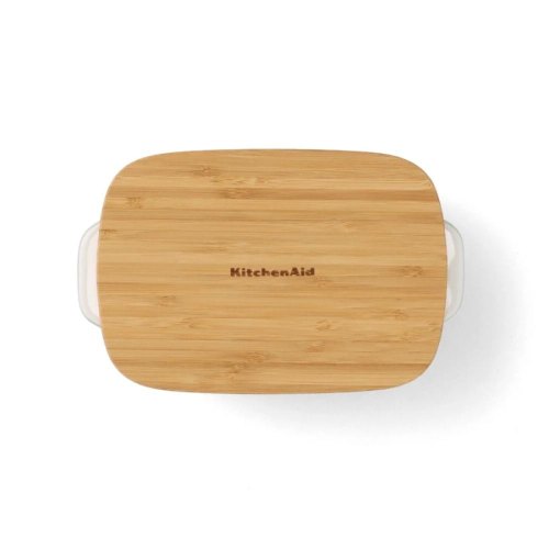 Форма для випічки KitchenAid, 0.9л, керамогранітна, з кришкою, фісташкова (CC007424-001)