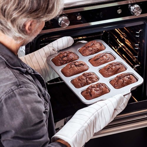 Форма для випічки кексів KitchenAid, на 8шт, прямокутна форма (CC006068-001)