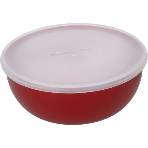 Набір мисок з кришками KitchenAid Universal, 4шт, червоний (KQG177BXERE)