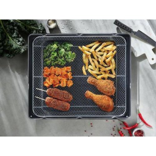 Плита комбінована Hansa, 65л, 50x60см, дисплей, конвекція, чавун, нержавіюча сталь (FCMX58329)