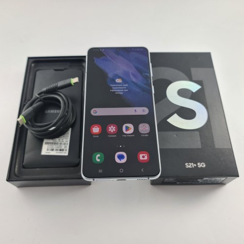 Смартфон Samsung Galaxy S21 Plus (G996B) 256Gb Phantom Silver (SM-G996BZSGSEK) USED **