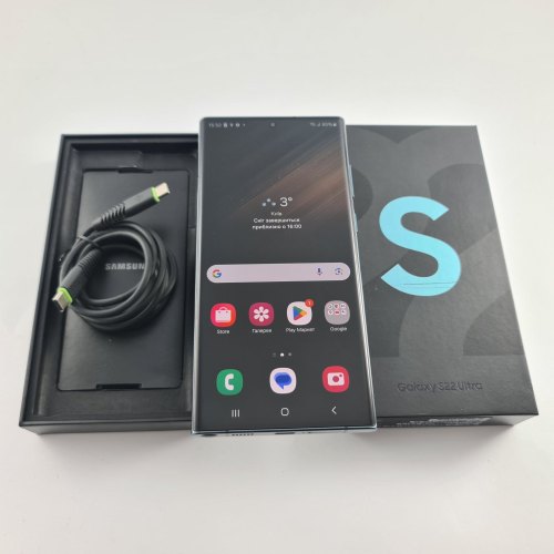 Смартфон Samsung Galaxy S22 Ultra (S908B) 512Gb Green (SM-S908BZGHSEK) USED **