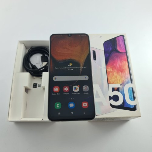 Смартфон Samsung Galaxy A50 (A505F) 128Gb White (SM-A505FZWQSEK) USED **