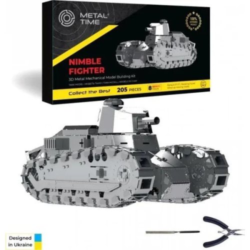 Конструктор механічний Metal Time World of Tanks Renault FT-17 Nimble Fighter (MT010)