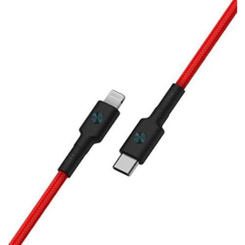 Кабель ZMi AL872, USB Type-C to Lighting, 0.3м, червоний
