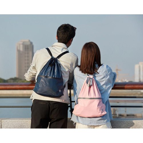 Рюкзак Xiaomi RunMi 90 Ninetygo Lightweight Urban Drawstring Backpack, Pink (6972125146175)