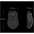 Миша бездротова Xiaomi MiiiW Wireless Bluetooth Mouse Black (MW23M22)