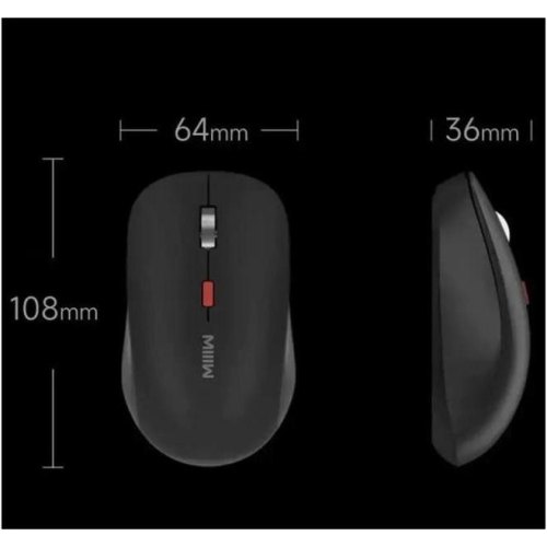 Миша бездротова Xiaomi MiiiW Wireless Bluetooth Mouse Black (MW23M22)