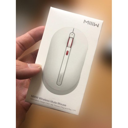 Миша бездротова Xiaomi MiiiW Wireless Mute Mouse White (MWMM01)