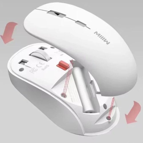 Миша бездротова Xiaomi MiiiW Wireless Bluetooth Mouse White (MW23M22)