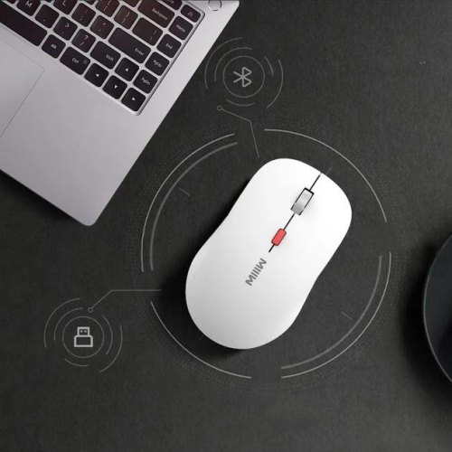 Миша бездротова Xiaomi MiiiW Wireless Bluetooth Mouse White (MW23M22)