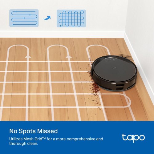 Робот-пилосос з вологим прибиранням TP-Link Tapo RV20 Max Plus, датчик LiDAR, MagSlim, станція самоочищення