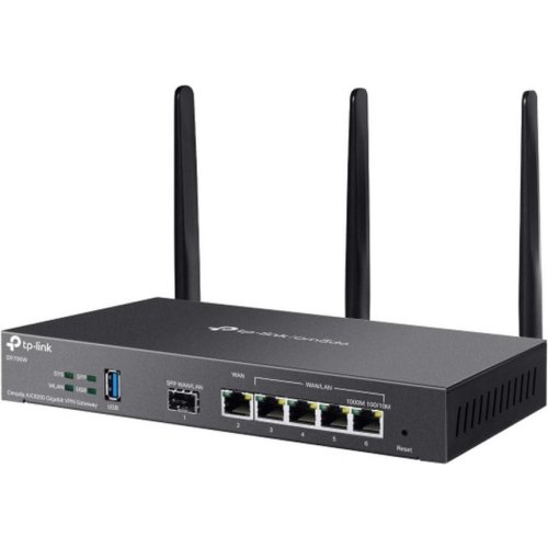Маршрутизатор мультисервісний TP-Link ER706W, AX3000, 4xGE LAN/WAN, 1xGE WAN, 1xSFP, 1xUSB3.0