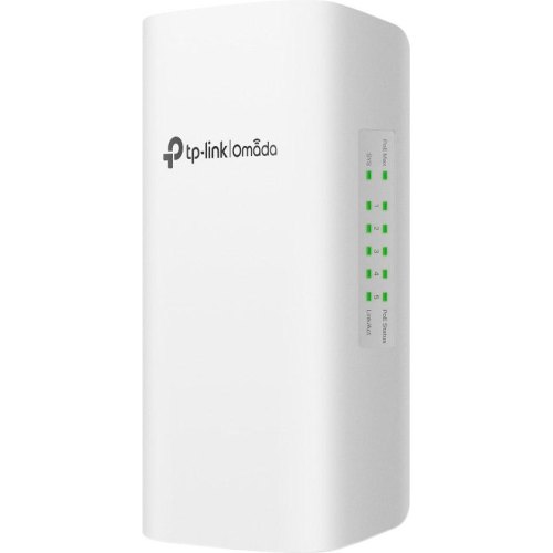 Комутатор TP-Link SG2005P-PD, 4xGE (4xPoE), 64W, 1xGE uplink (1xPoe), WebSmart, outdoor