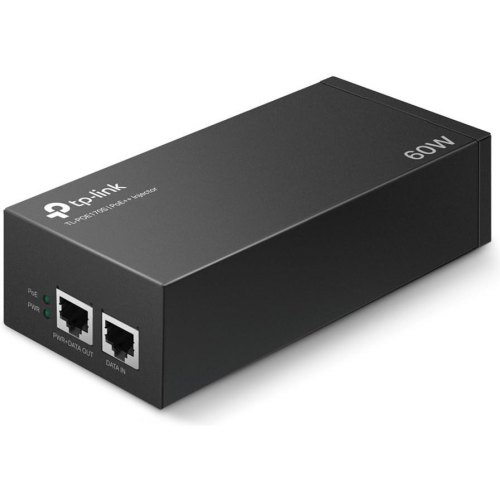 Інжектор PoE TP-Link POE170S, 60Вт, 1xGE, 1xGE PoE