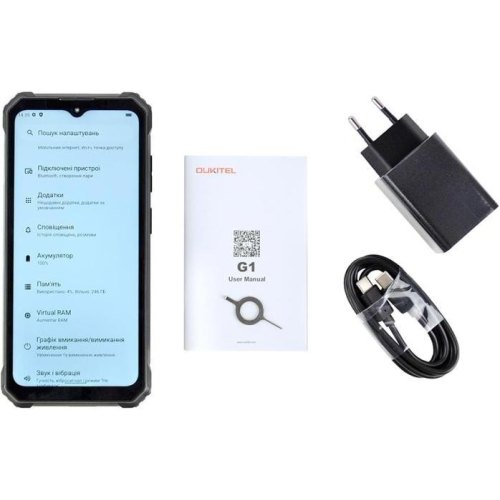 Смартфон Oukitel G1 6/256GB Black