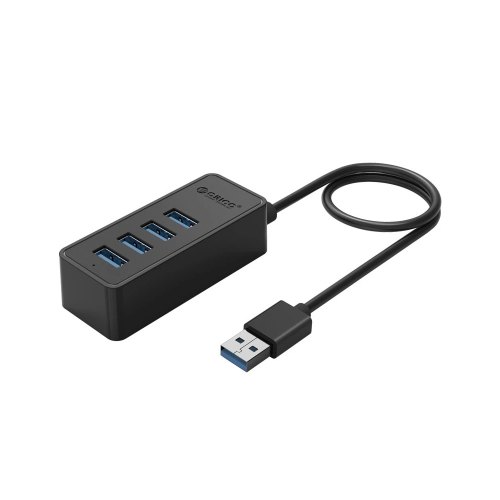 USB-хаб ORICO, USB 3.0, 4 порти (W5P-U3-100-BK-PR) (CA911264)