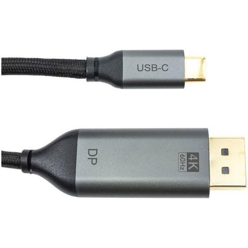 Кабель Cabletime, USB Type-C - DisplayPort, 4K, Ultra HD, 1.8м, v1.2 (CA913305)