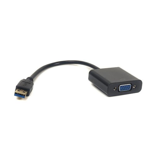 Кабель-перехідник PowerPlant USB Type-A (3.0) - VGA F (CA910380)
