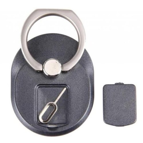 Тримач-кільце для смартфонів PowerPlant, чорний (CA910311)