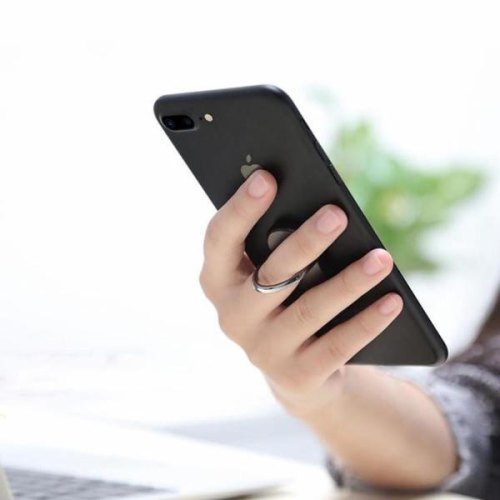 Тримач-кільце для смартфонів PowerPlant, чорний (CA910311)