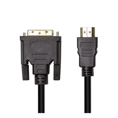 Відеокабель PowerPlant, HDMI (M) - DVI (M), 1.8м (CA912568)