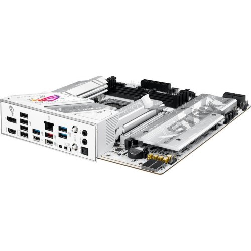 Материнcька плата ASUS ROG STRIX B860-G GAMING WIFI, s1851, B860, mATX, 4xDDR5, M.2, DP/HDMI/USB Type-C, Wi-Fi, Bluetooth, біла
