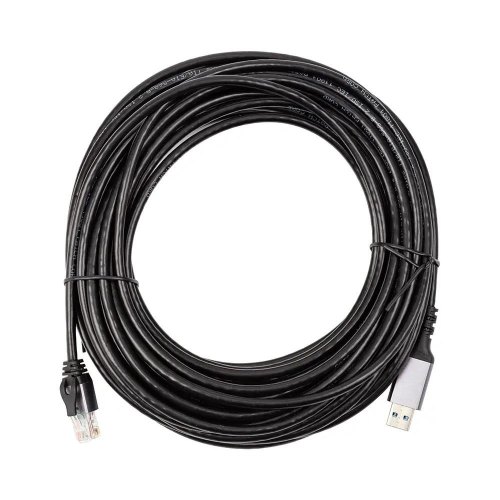 Кабель PowerPlant, cat 6, UTP, USB 3.0 Type-A - RJ45, 15м (CA915026)