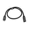 Кабель CableTime, USB 3.0 Type-C (M) - USB Type-C (F), 5Gbps, 60W, 4K/60Hz, 0.5м (CA913664)