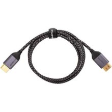 Відеокабель Cabletime, HDMI (M) - HDMI (M), v2.1, 32AWG, 8K Ultra HD, 1м (CA914661)