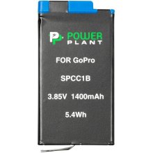Акумулятор PowerPlant, для GoPro SPCC1B, 1400mAh, декодований (CB970384)