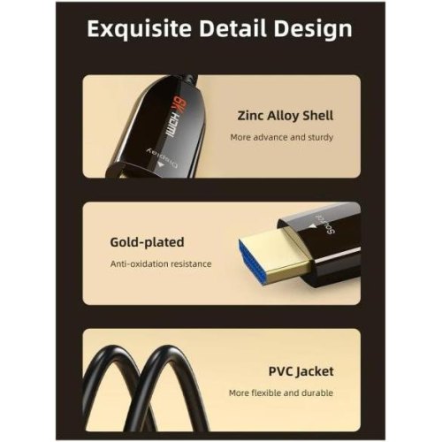 Кабель CableTime, HDMI - HDMI, AOC, 8K, 60Hz, 48Gbps, v2.1, 30м (CA914050)