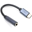 Адаптер Cabletime, USB Type-C (M) - AUX 3.5мм (F) (CA913725)