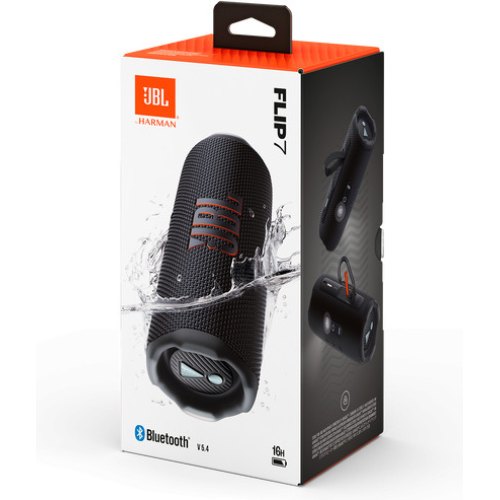 Портативна колонка JBL Flip 7 Black (JBLFLIP7BLK)