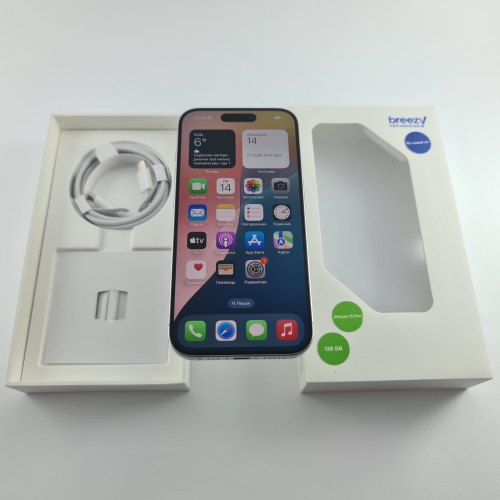 Смартфон Смартфон Apple iPhone 15 Pro 128GB White Titanium, A3102 USED **