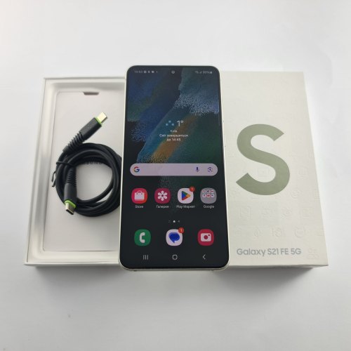 Смартфон Samsung Galaxy S21 FE 5G (G990B) 256Gb Olive (SM-G990BLGGSEK) USED **