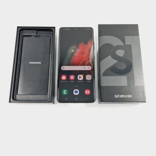 Смартфон Samsung Galaxy S21 Ultra (G998B) 128Gb Phantom Black (SM-G998BZKDSEK) USED **