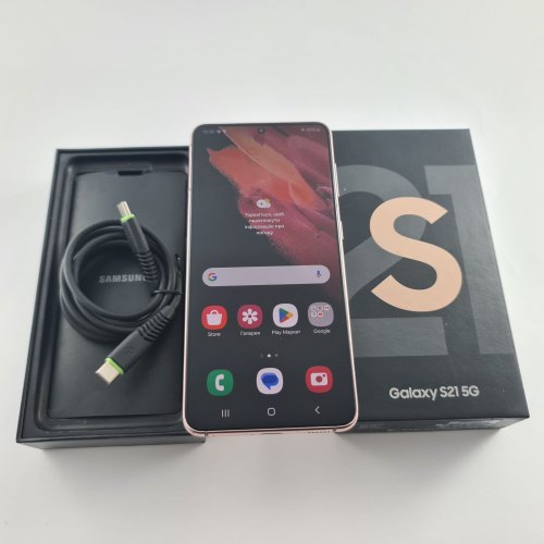 Смартфон Samsung Galaxy S21 (G991B) 128Gb Phantom Pink (SM-G991BZIDSEK) USED **