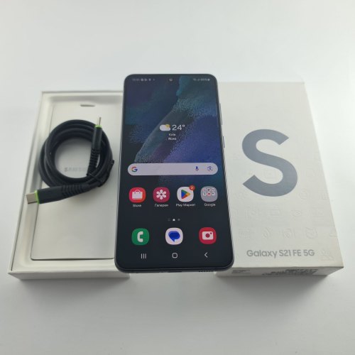 Смартфон Samsung Galaxy S21 FE 5G (G990B) 128Gb Graphite (SM-G990BZADSEK) USED **