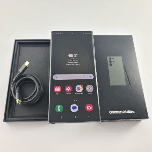 Смартфон Samsung Galaxy S23 Ultra (S918B) 512Gb Green (SM-S918BZGHSEK) USED **