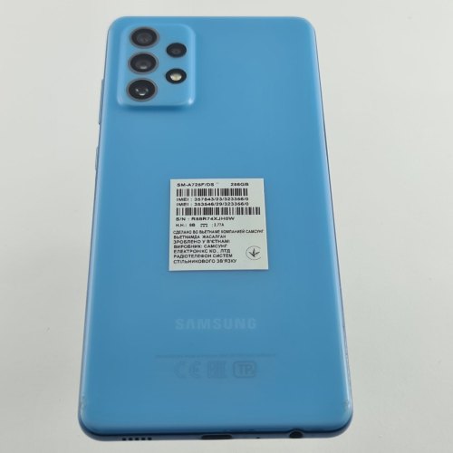 Смартфон Samsung Galaxy A72 (A725F) 256Gb Blue (SM-A725FZBHSEK) USED **