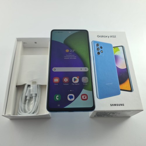 Смартфон Samsung Galaxy A52 (A525F) 128Gb Blue (SM-A525FZBDSEK) USED **