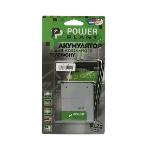 Акумулятор для телефону PowerPlant, для Samsung Galaxy Ace 4 (EB-BG313BBE), 1500mAh (DV00DV6256)