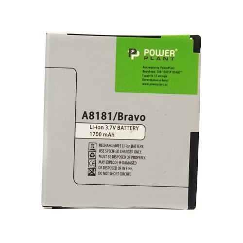 Акумулятор для телефону PowerPlant, для HTC Desire A8181 (BA S410), 1700mAh (DV00DV6055)