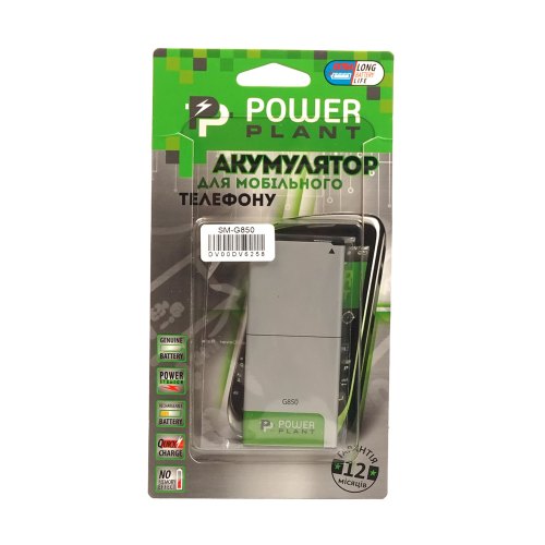 Акумулятор для телефону PowerPlant, для Samsung Galaxy Alpha G850 (EB-BG850BBC), 1860mAh (DV00DV6258)