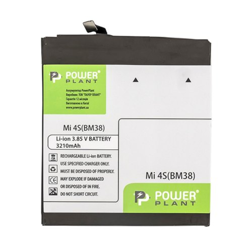 Акумулятор для телефону PowerPlant, для Xiaomi Mi 4S (BM38), 3210mAh (SM220076)