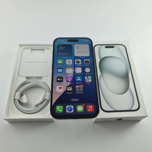 Смартфон iPhone 15 256GB Black,Model A3090 USED **