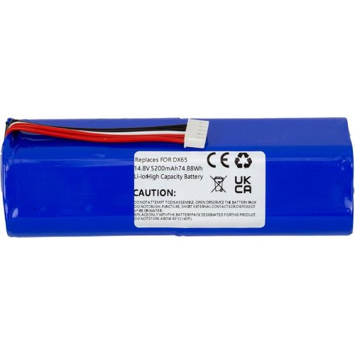 Акумулятор для пилососа PowerPlant, для Ecovacs T8 Power, DX65, 14.8V, 5200mAh (TB921614)