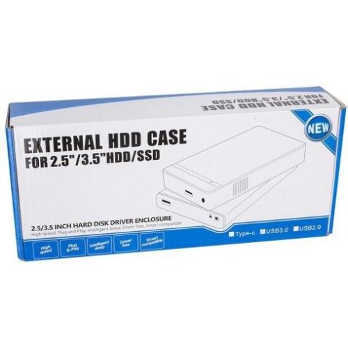 Зовнішня кишеня PowerPlant, для 2.5 HDD, USB 3.0 (HC380213)