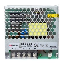 Блок живлення для систем освітлення HiSmart, 24V, 3.2A, 75W (LRS-75-24)